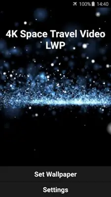 4K Space Travel Live Wallpaper android App screenshot 4